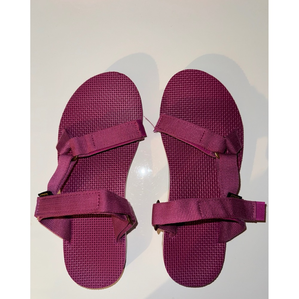 Teva Universal Slide Pink Magenta Sandals Womens 9 Adjustable Straps 1010170